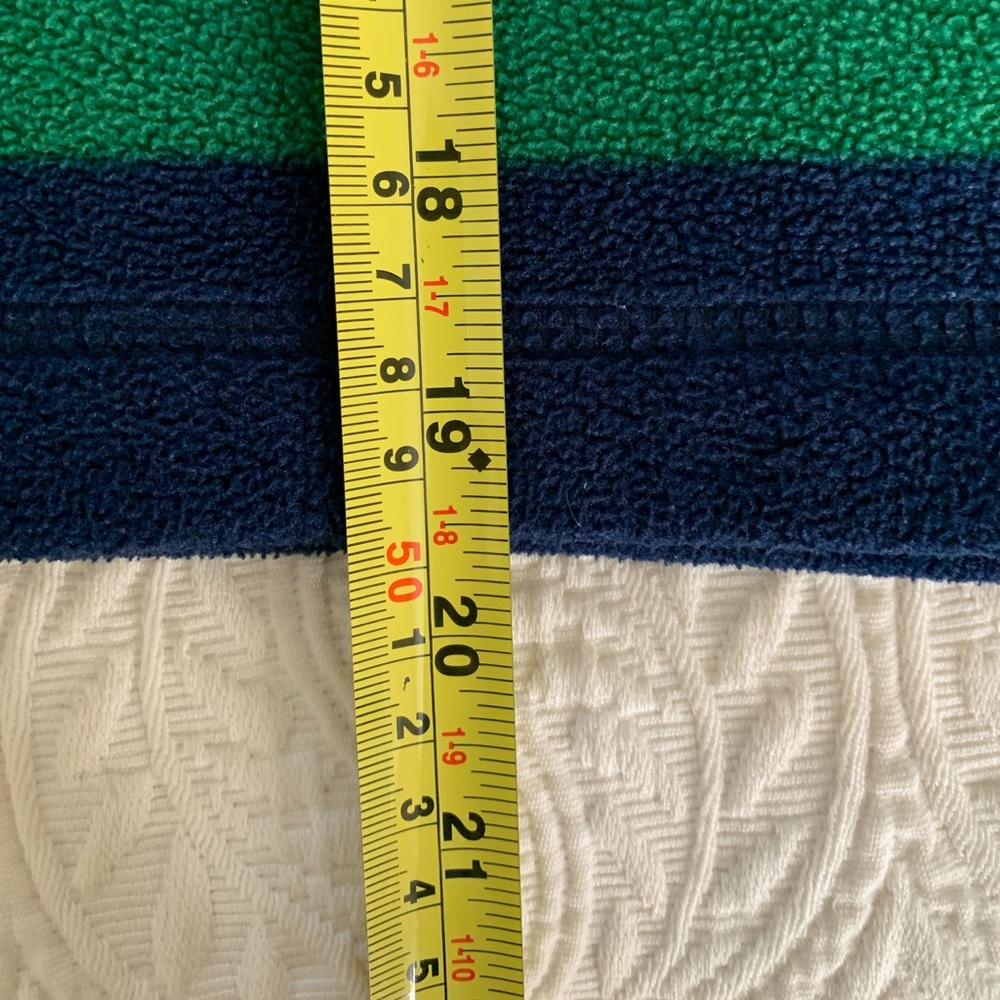 Children’s Place Set Boys S (5/6) Blue Green Stripes Fleece Top Pants - Picture 11 of 16